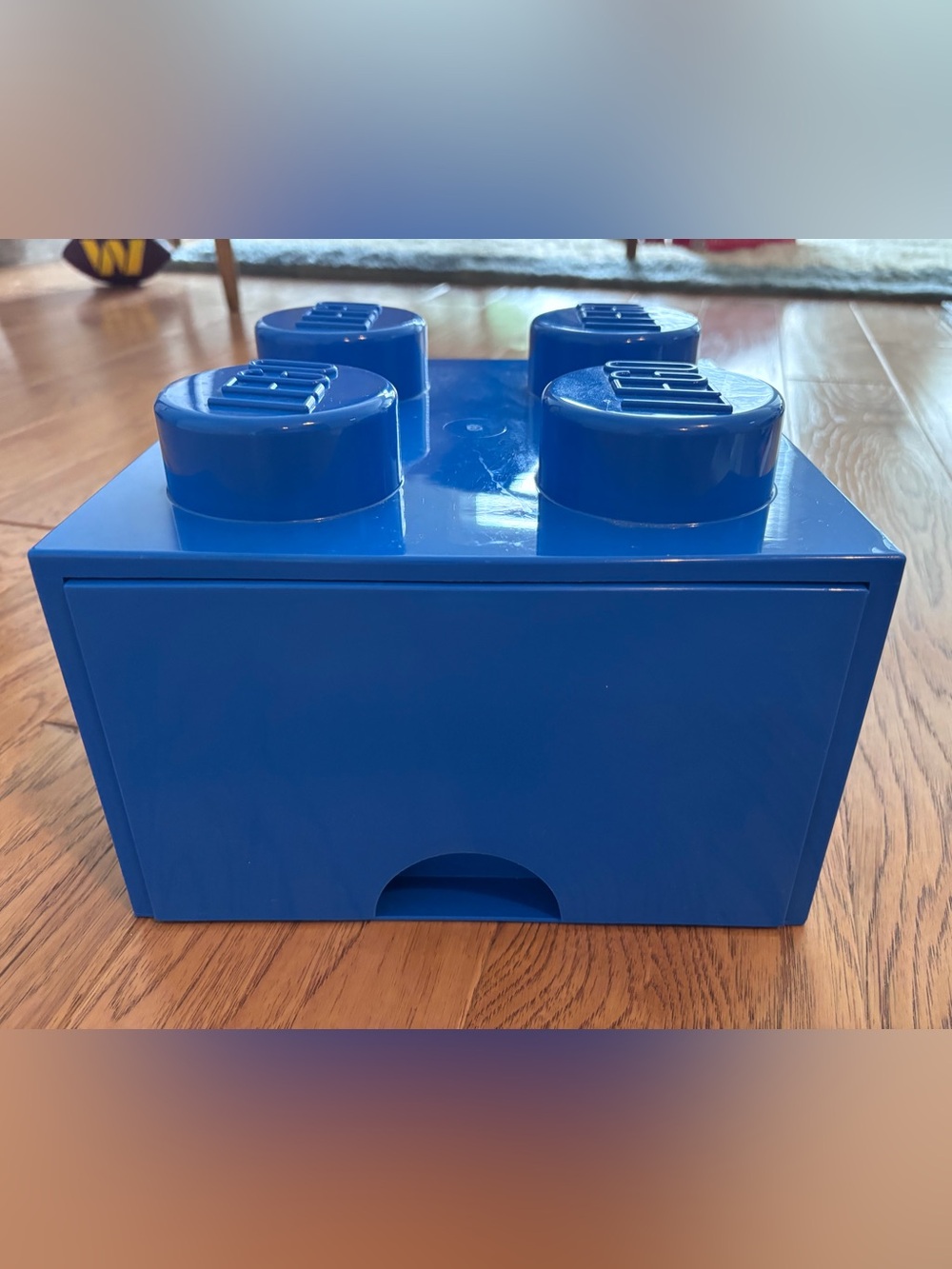Lego Blue Stackable Brick Storage Container - Picture 3 of 4